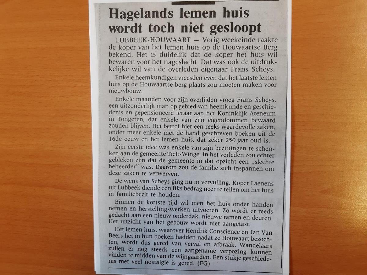 Lemen Huis Houwaart Tielt-Winge Экстерьер фото